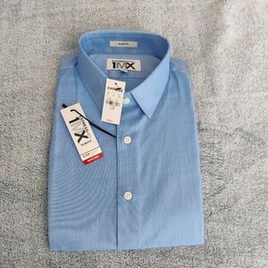 Express Men's Slim Fit Blue Shirt
